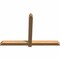 Ekena Millwork Eugene Smooth Timber Gable Bracket, Western Red Cedar, 60"W x 40"H x 3 1/2"D x 3 1/2"F, 16/12 Pitch GBW060X40X0404EUG00SWR - alternate 3